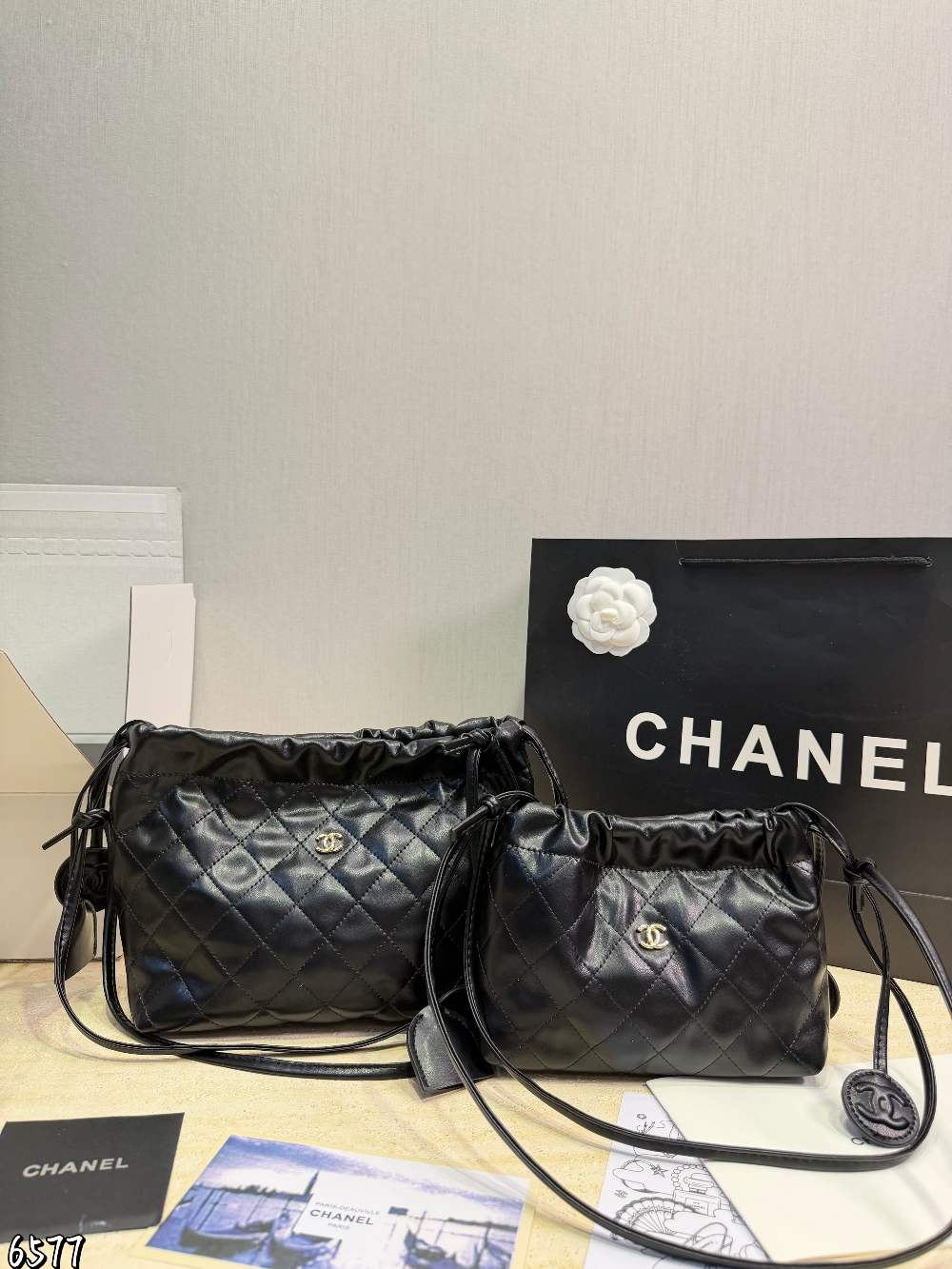 Black/White Bag for Women 22*20cm CEM332