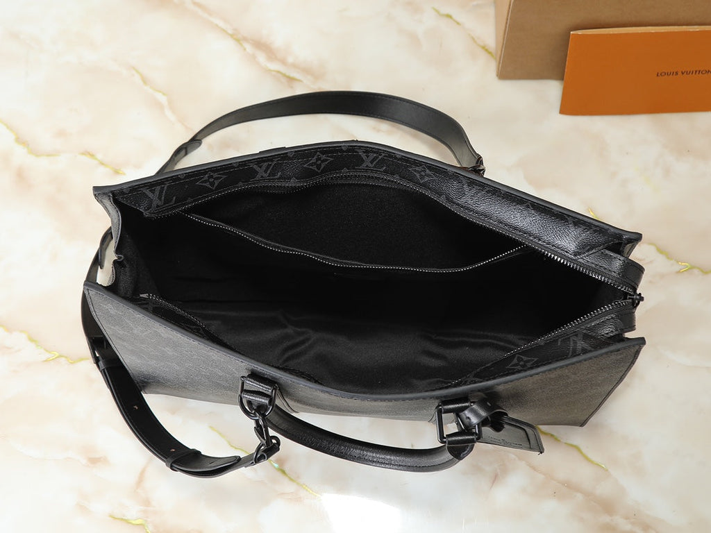 Black/Brown Bag for Women 31*39*8.5cm LEM330