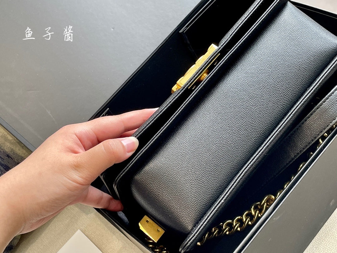 Black/Gold Bag for Women CEM11