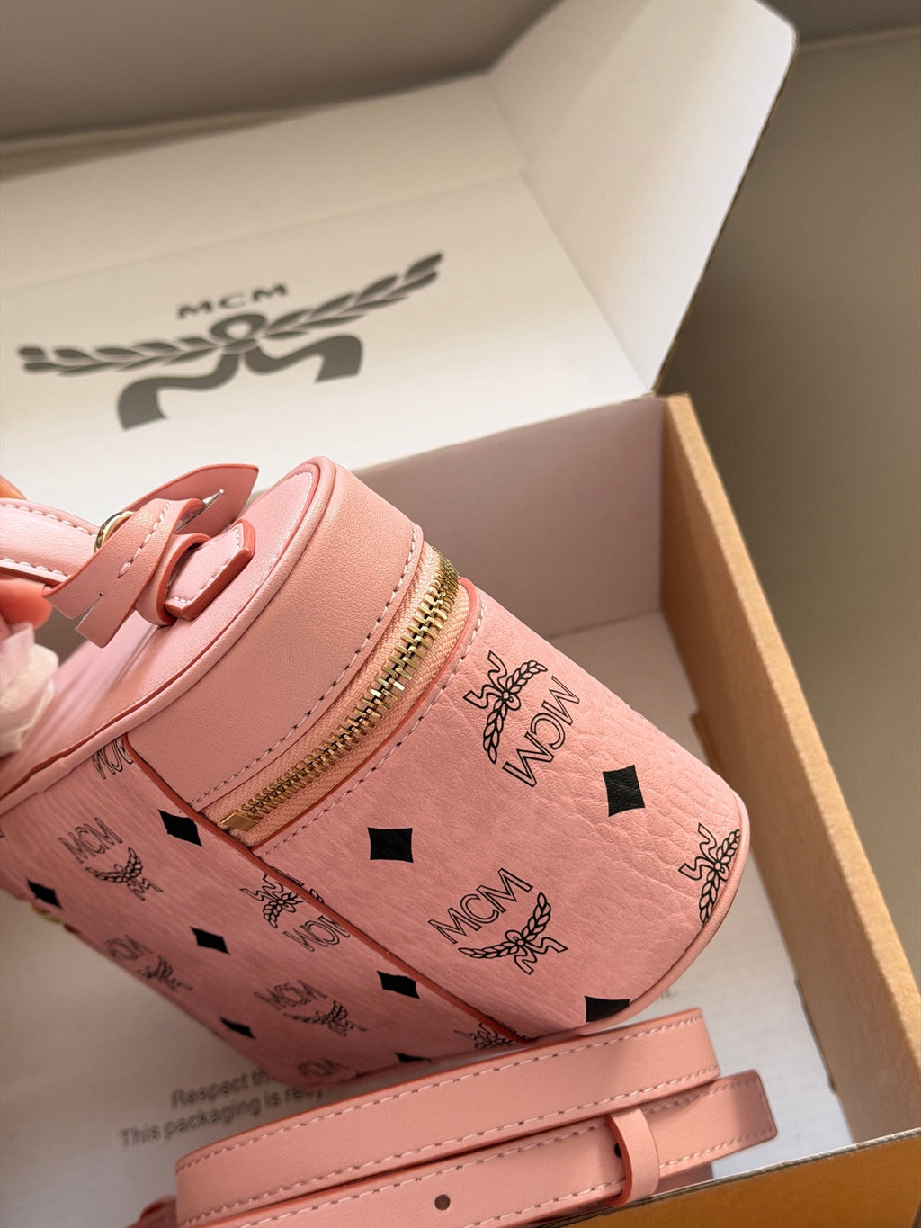 Brown/Pink Bag for Women 19*12cm DEM300