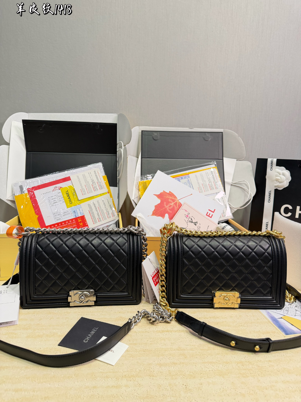 Black/White Handbag for Women 25*15cm CEM292
