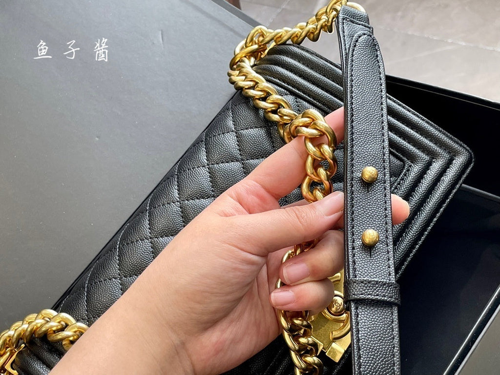 Black/Gold Bag for Women CEM11