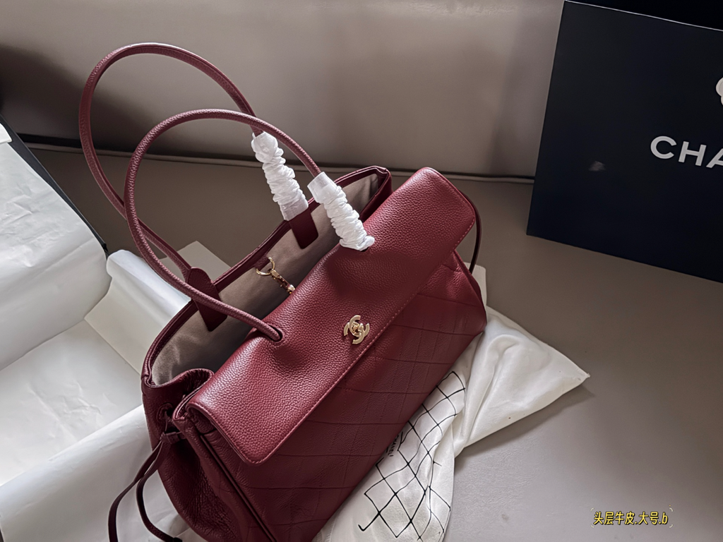 Black/Brown Handbag for Women 38*25cm CEM289