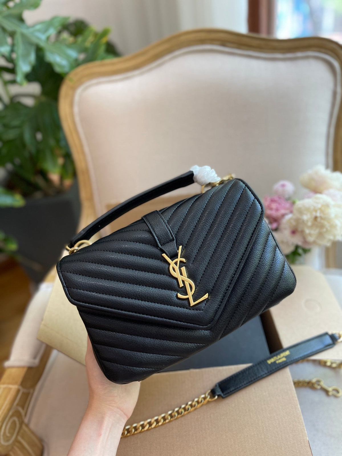 Black Bag for Women 24cm LY88
