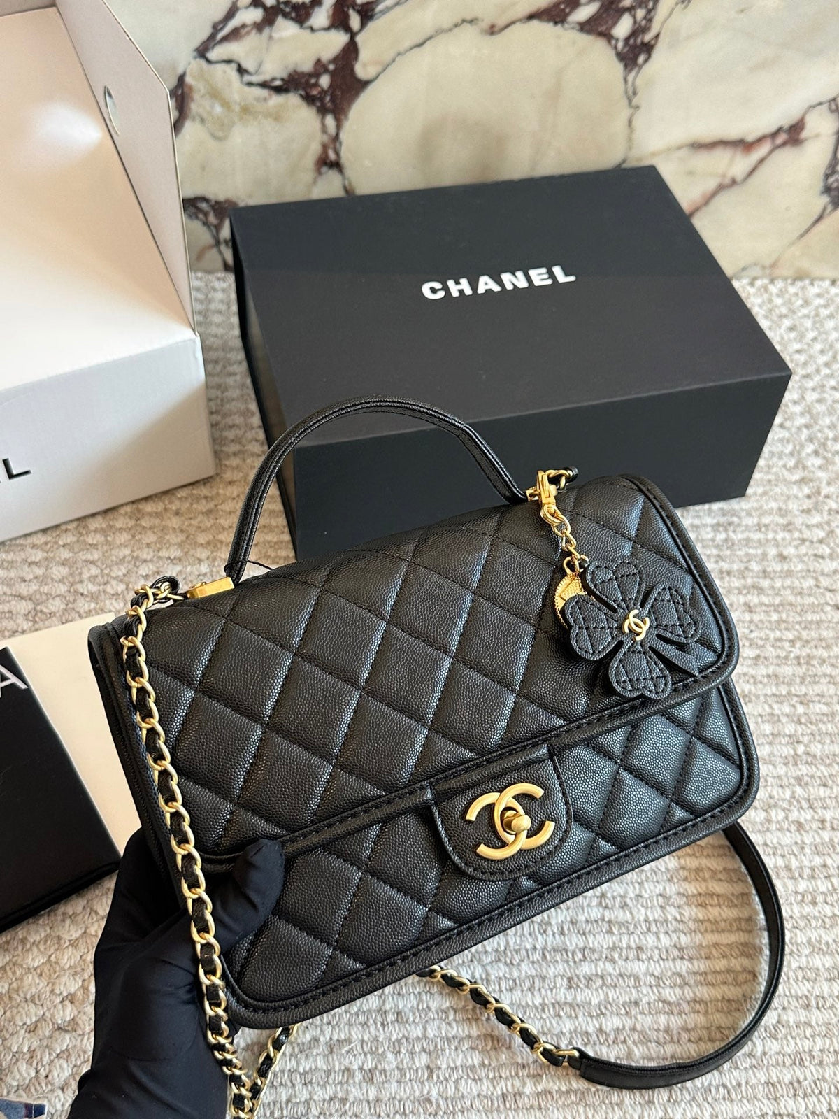 Mini Black Bag for Women 25*13cm CEM239