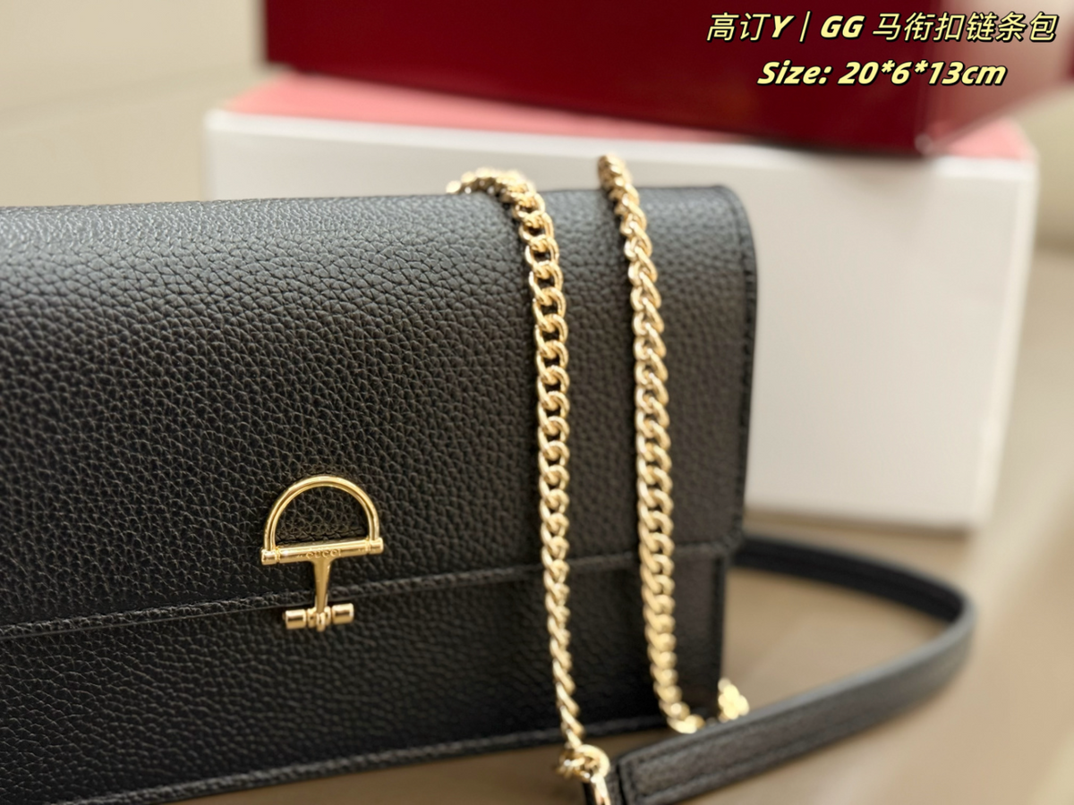 Black/White Handbag for Women 20*6*13cm GEM158