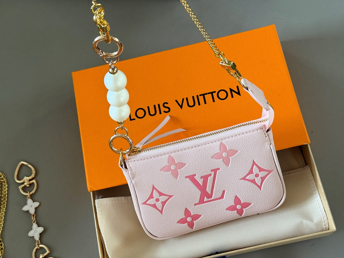 Designer Clash Color Crossbody Bag for Women 10*4cm LEM253