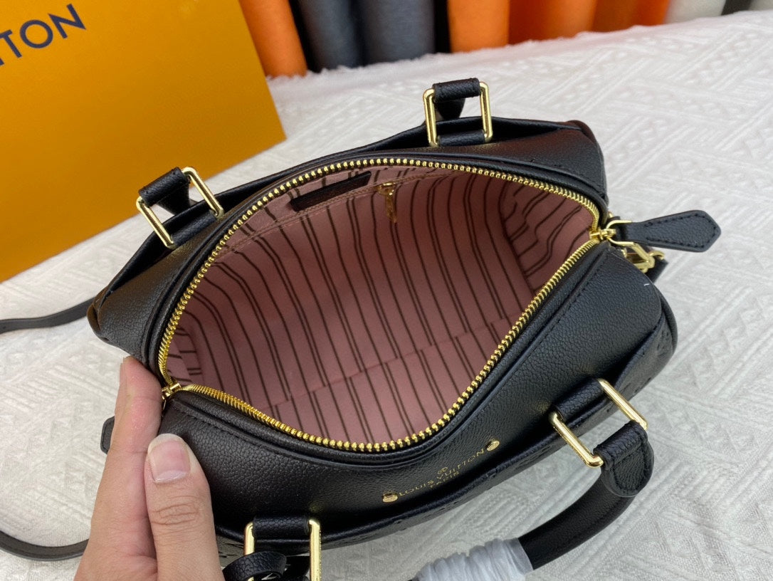Genuine Leather Crossbody Bag for Women 25*19cm LEM290