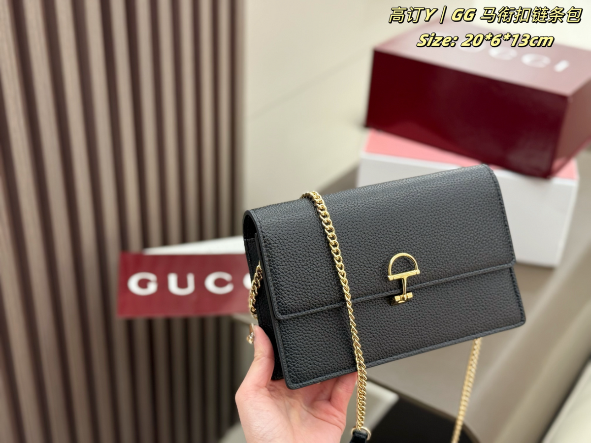 Black/White Handbag for Women 20*6*13cm GEM158