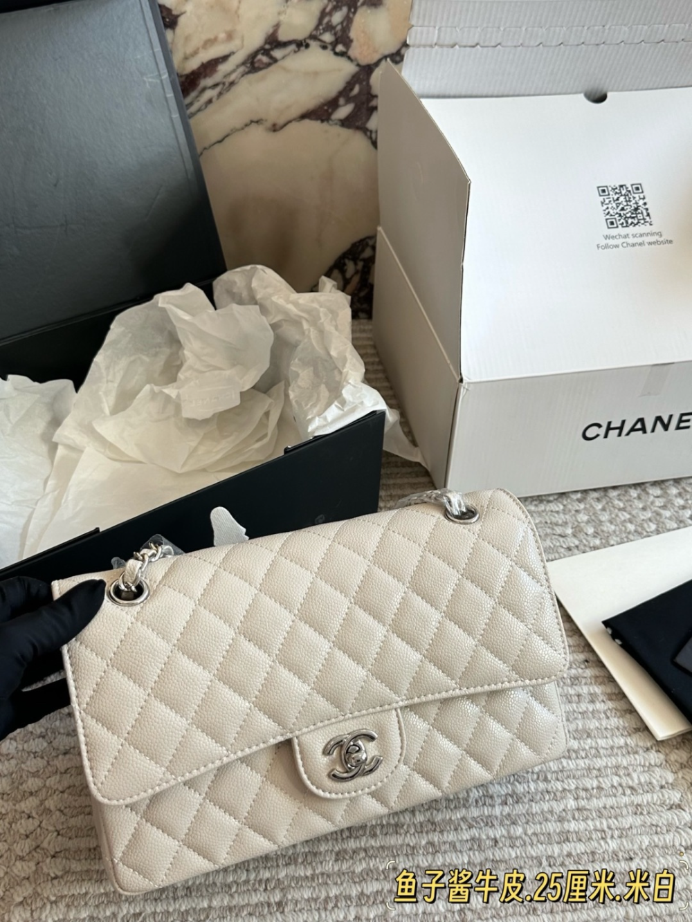 Gold/Silver Bag for Women 25*16cm CEM317