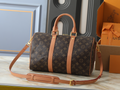 Brown Handbag for Women 34.0x21.0x16.0cm LEM493
