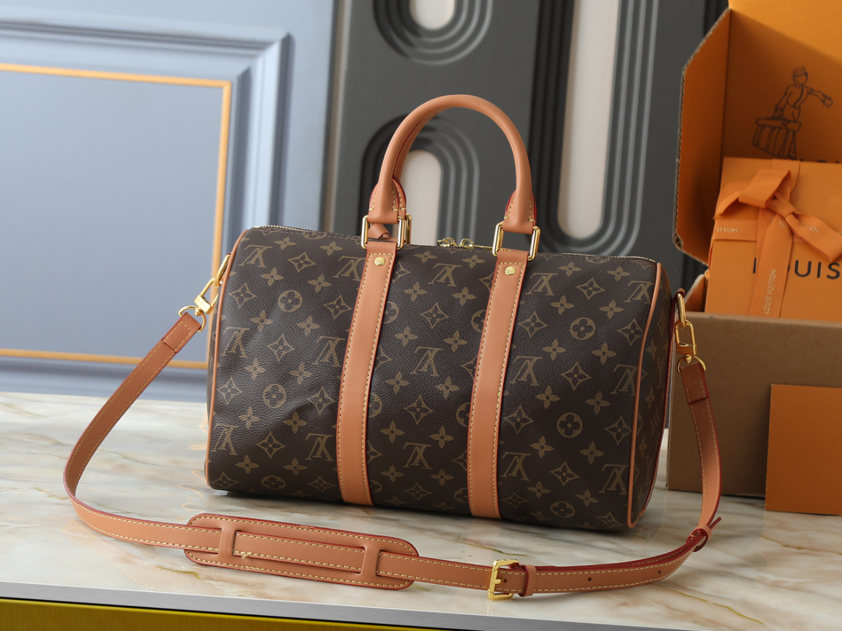 Brown Handbag for Women 34.0x21.0x16.0cm LEM493