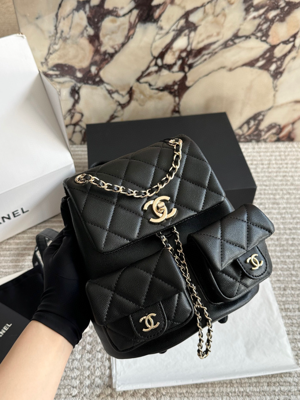 Black Handbag for Women 20*18cm CEM263