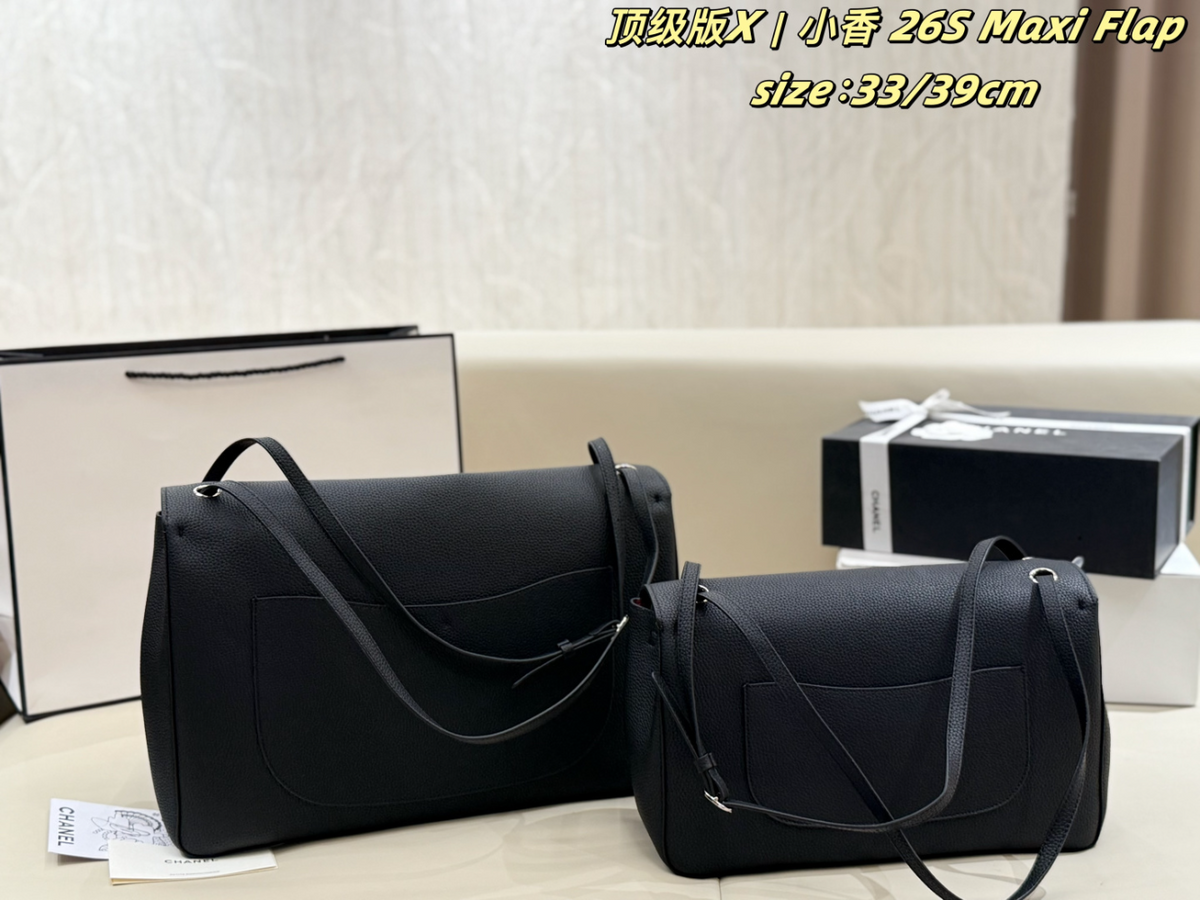 Black/Khaki Bag for Women 39cm CEM299