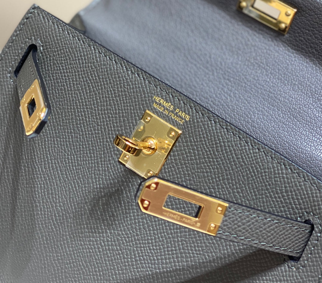 Genuine Leather Crossbody Bag for Women 19cm HEM93