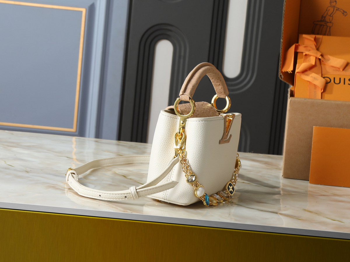 White Bag for Women 27.0x17.3x9.0cm LEM511