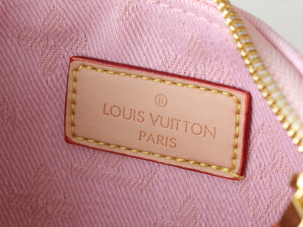 Designer Pink Shoulder Bag for Women 24.5x13.5x6.5cm LEM249