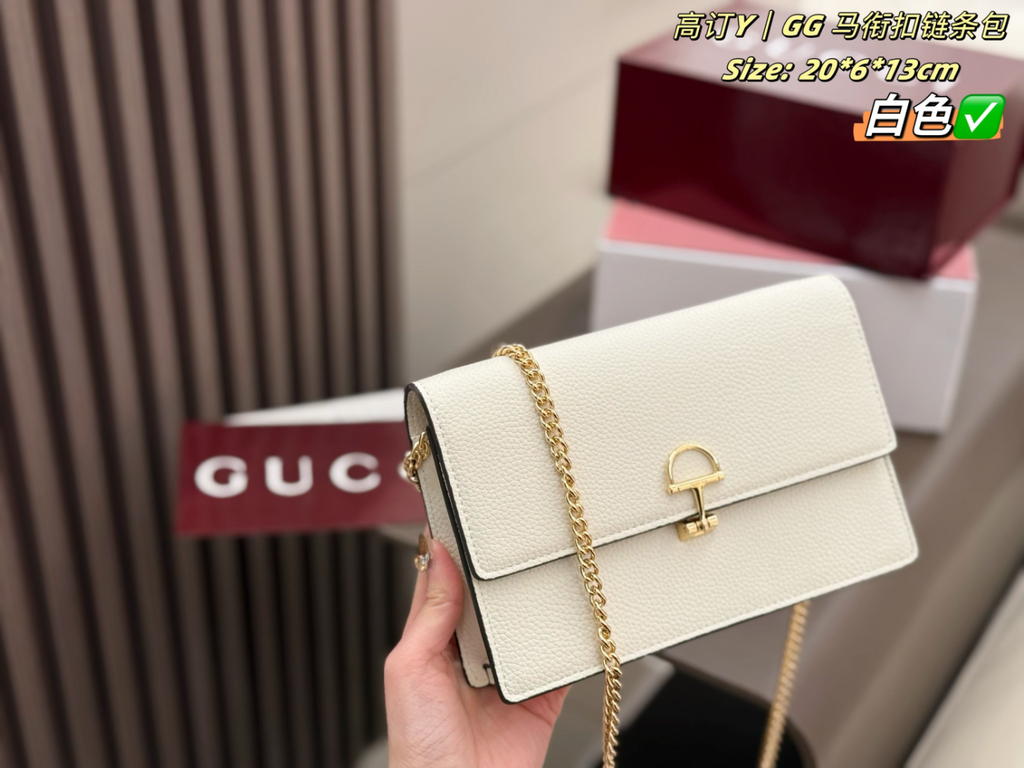 Black/White Handbag for Women 20*6*13cm GEM158