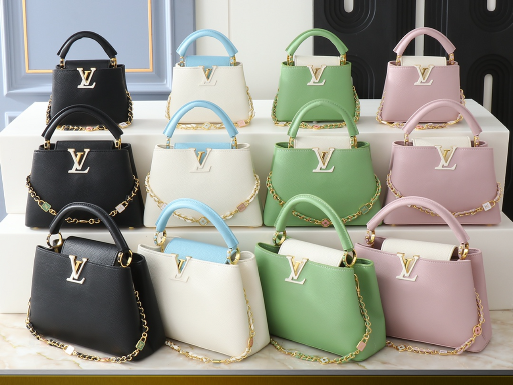 Black/White Handbag for Women 31.5x20.0x11.0cm LEM512