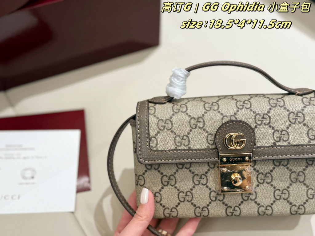 Brown Handbag for Women 18.5*4*11.5cm GEM159
