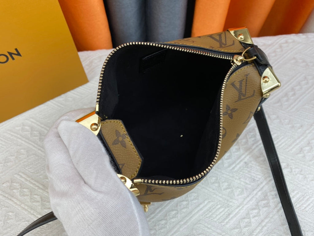 Brown Bag for Women 21x14x6cm LEM104