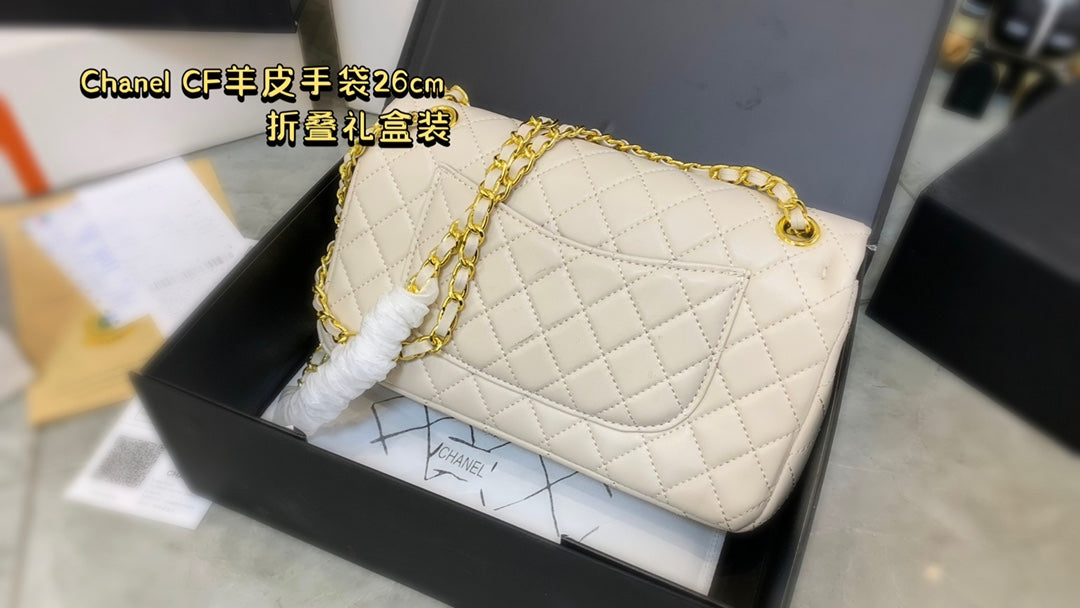 Black/White Bag for Women 26cm CEM37