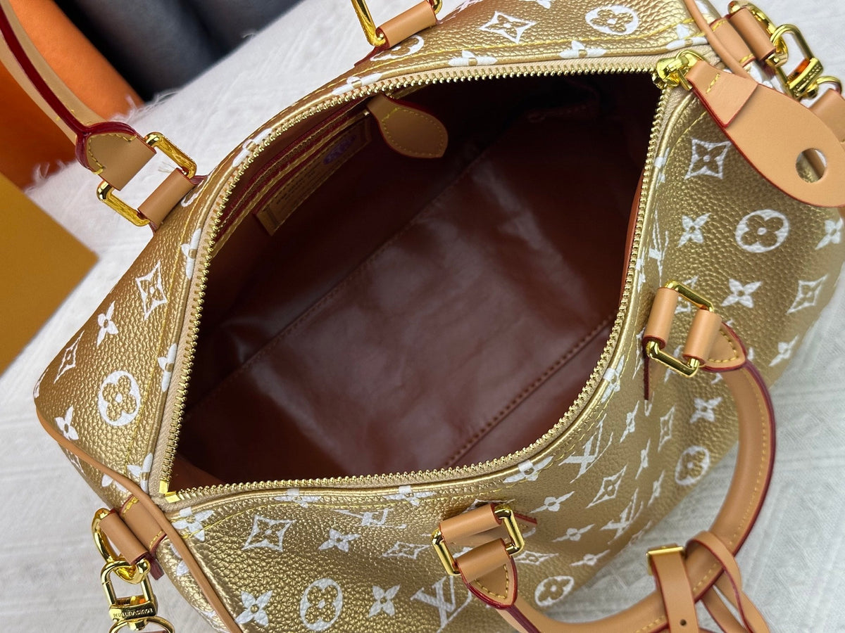 Designer Genuine Leather Handbag for Women 25cm LEM291