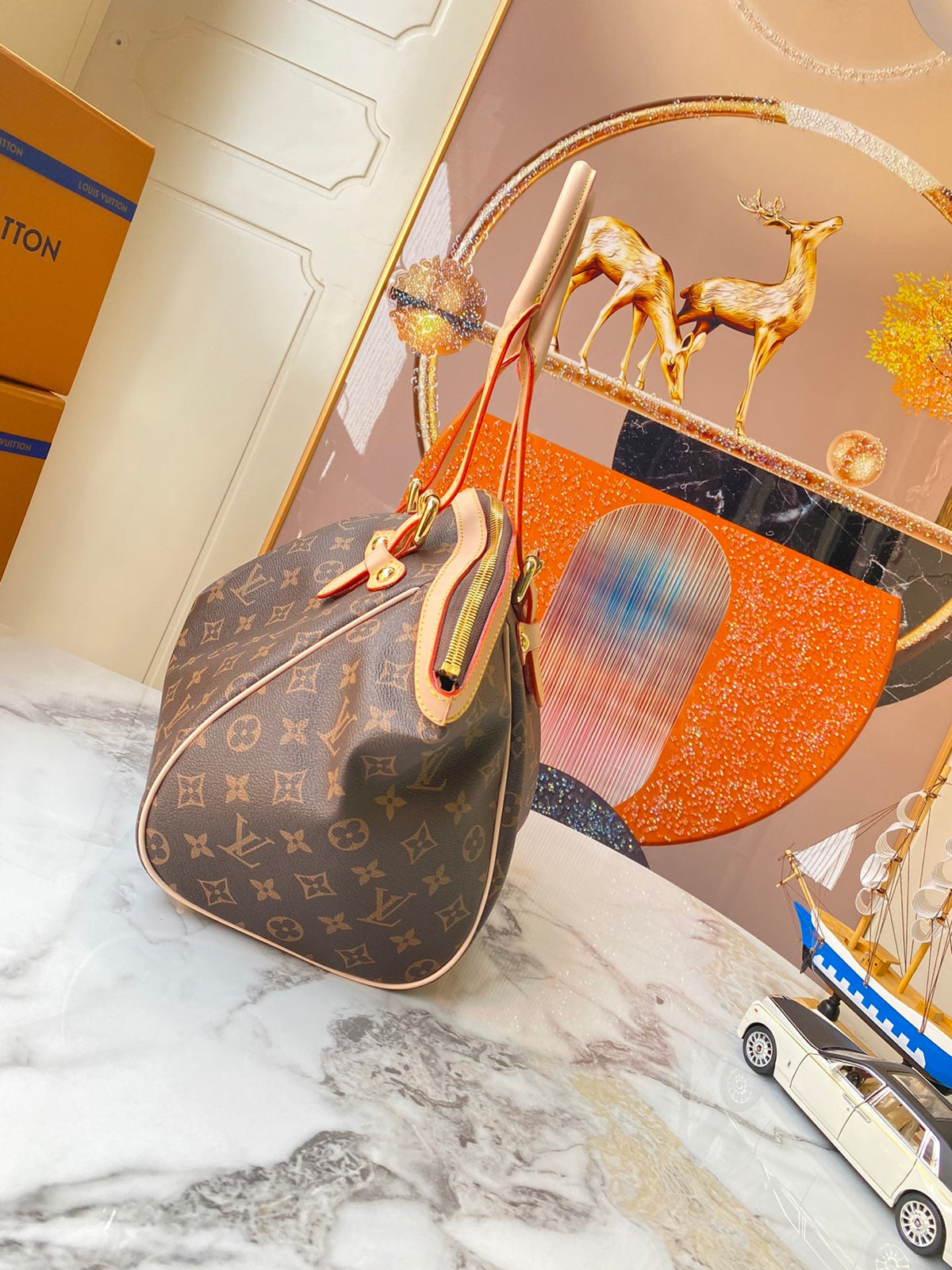 White Bag for Women 46.0x28.0x20.0cm LEM117
