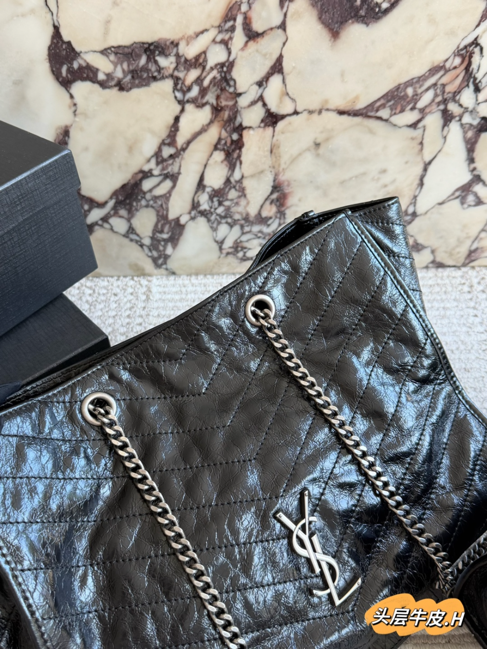 Black Handbag for Women 34*27cm SEM14