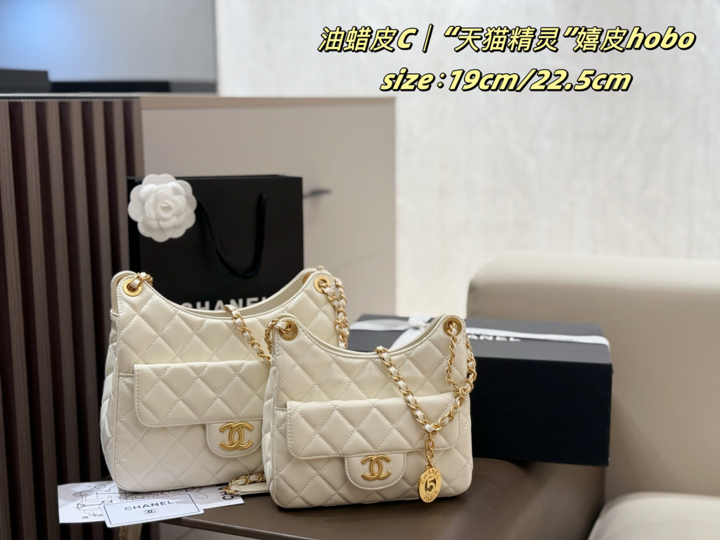 Black/White Handbag for Women 22.5x8x20.5cm CEM267