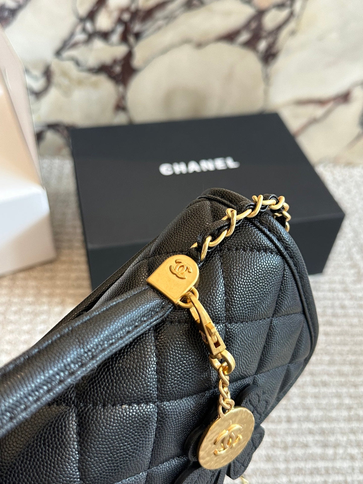 Mini Black Bag for Women 25*13cm CEM239