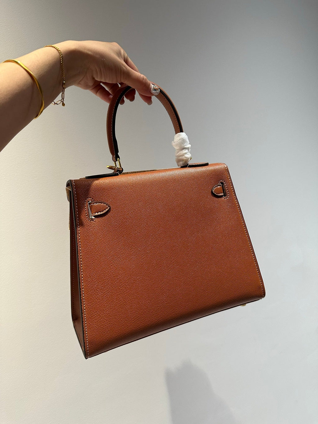 Designer Genuine Leather Crossbody Bag for Women 25cm HEM96