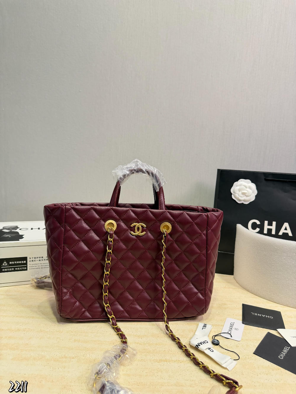 Black/White Handbag for Women 31*23cm CEM291