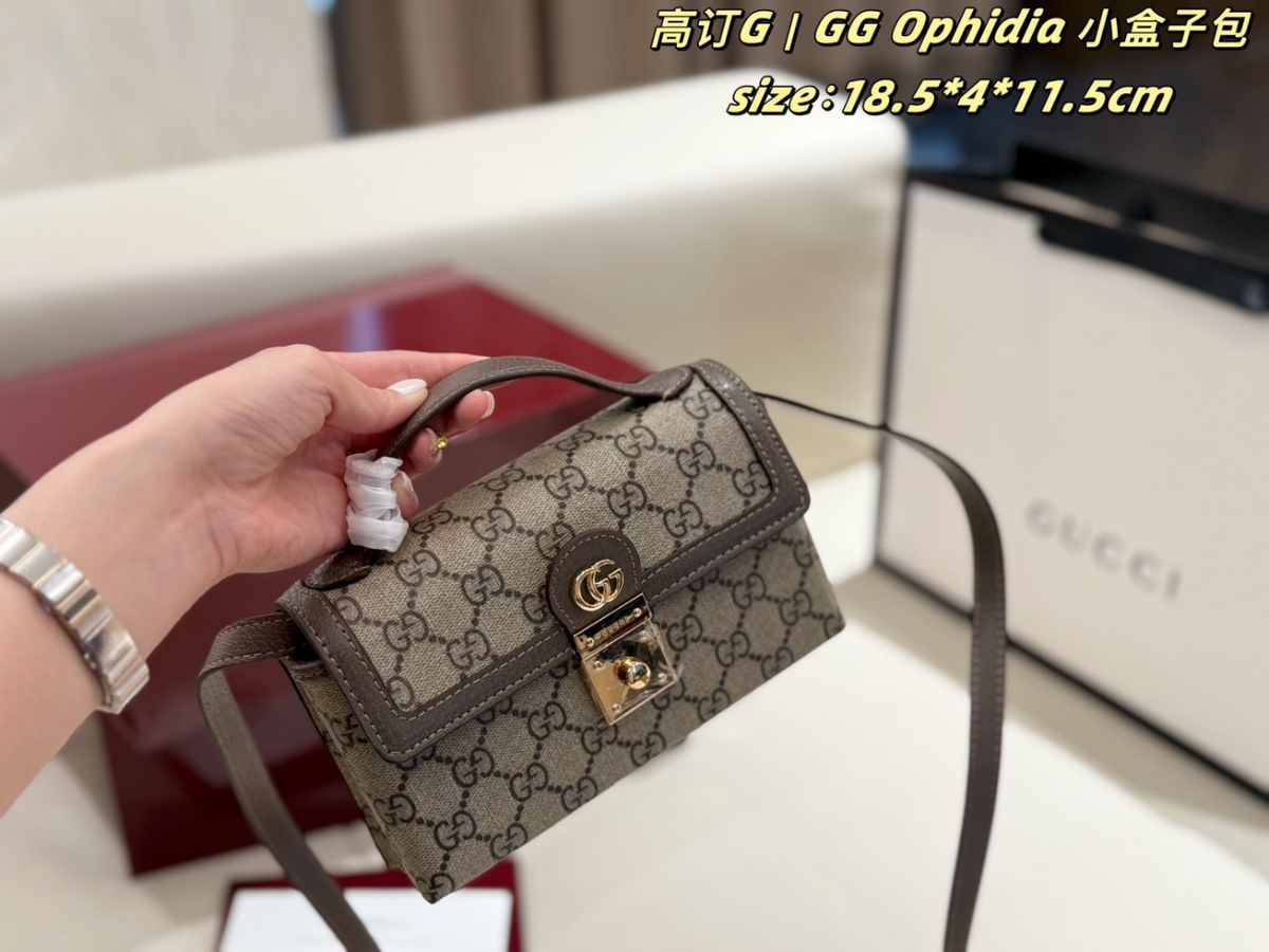Brown Handbag for Women 18.5*4*11.5cm GEM159