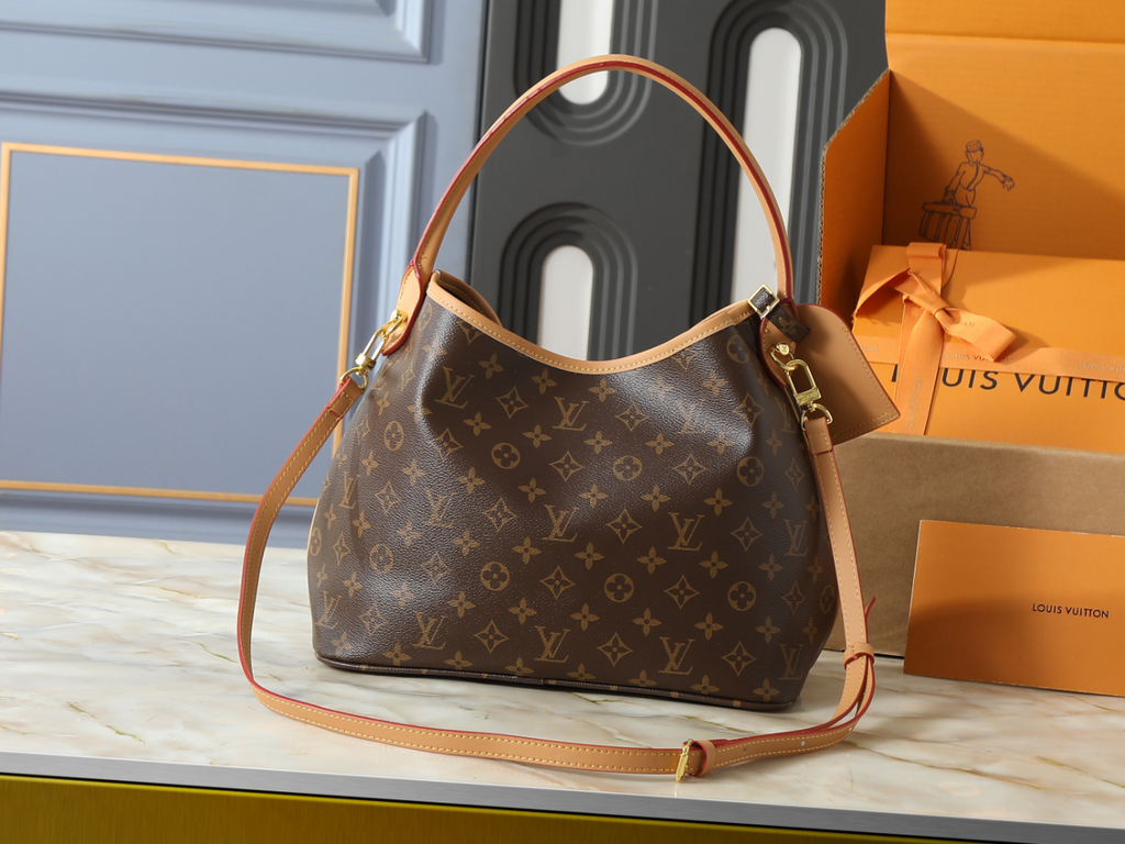 Brown Handbag for Women 31x26.5x14.5cm LEM438