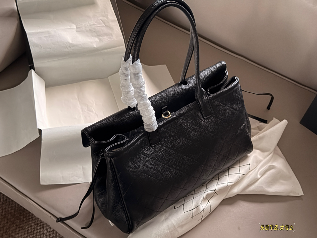 Black/Brown Handbag for Women 38*25cm CEM289