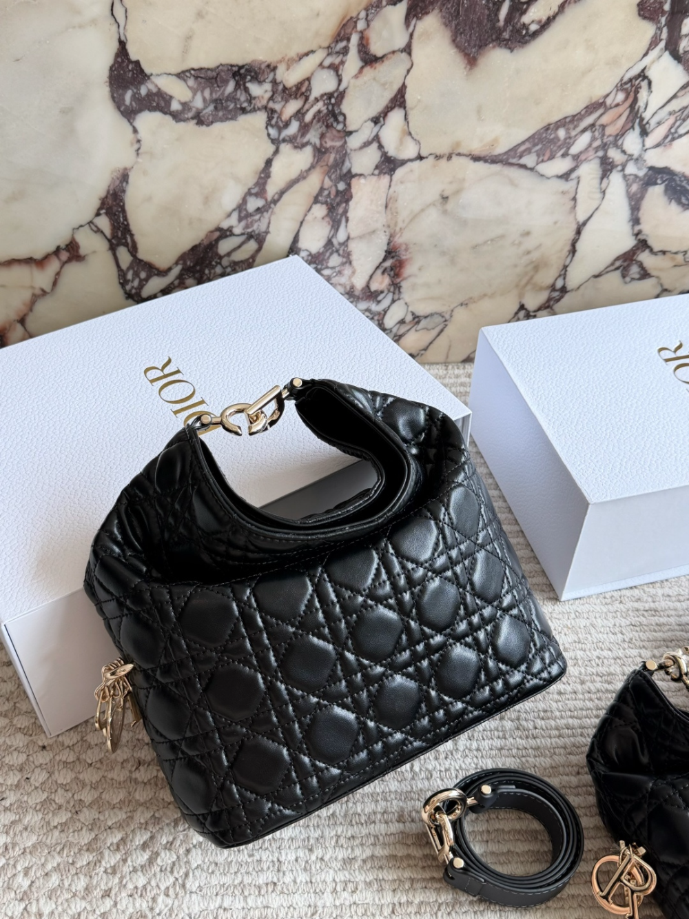 Black/White Bag for Women 24*14cm DEM327