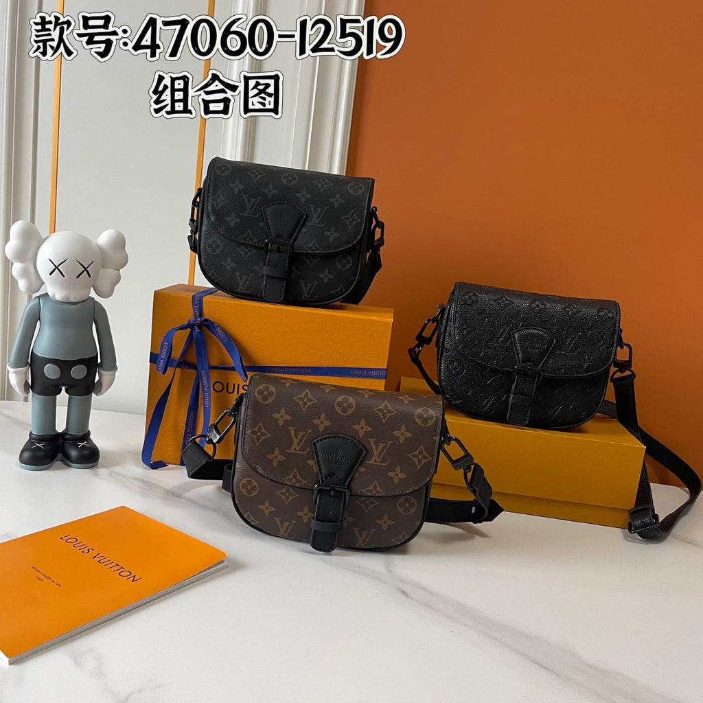 Designer Canvas Crossbody Bag for Women 20x17x7cm LEM303
