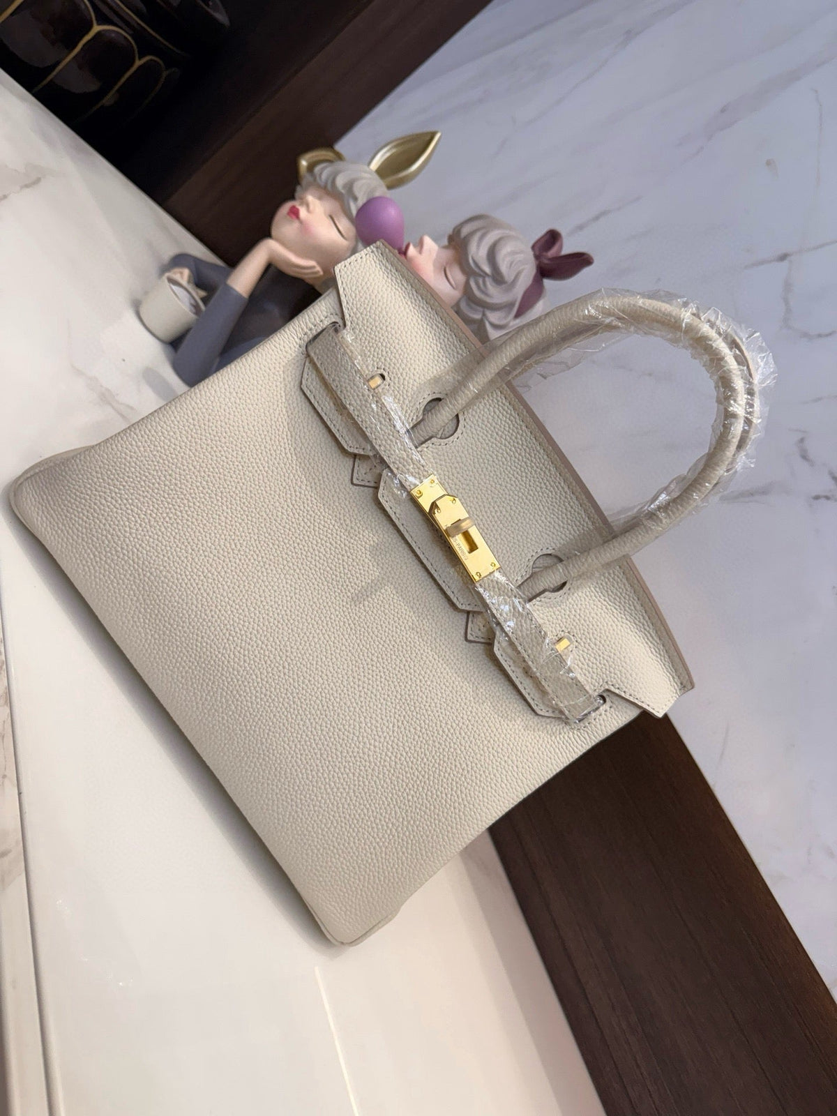 Black Handbag for Women 30cm HEM110