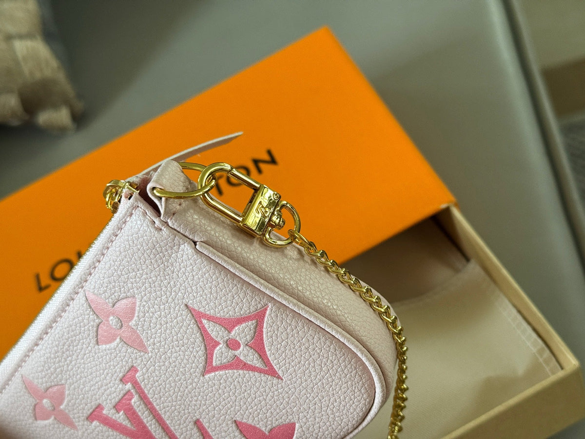 Designer Clash Color Crossbody Bag for Women 10*4cm LEM253