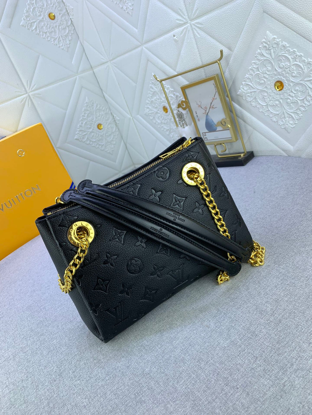 Black Bag for Women 24.0x17.0x11.0cm LEM158