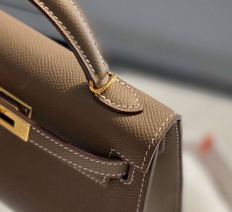 Genuine Leather Crossbody Bag for Women 19cm HEM93