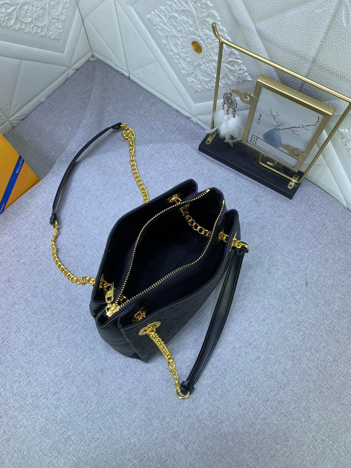 Black Bag for Women 24.0x17.0x11.0cm LEM158