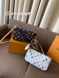 Black/White Wallet for Women 22*12cm LEM314