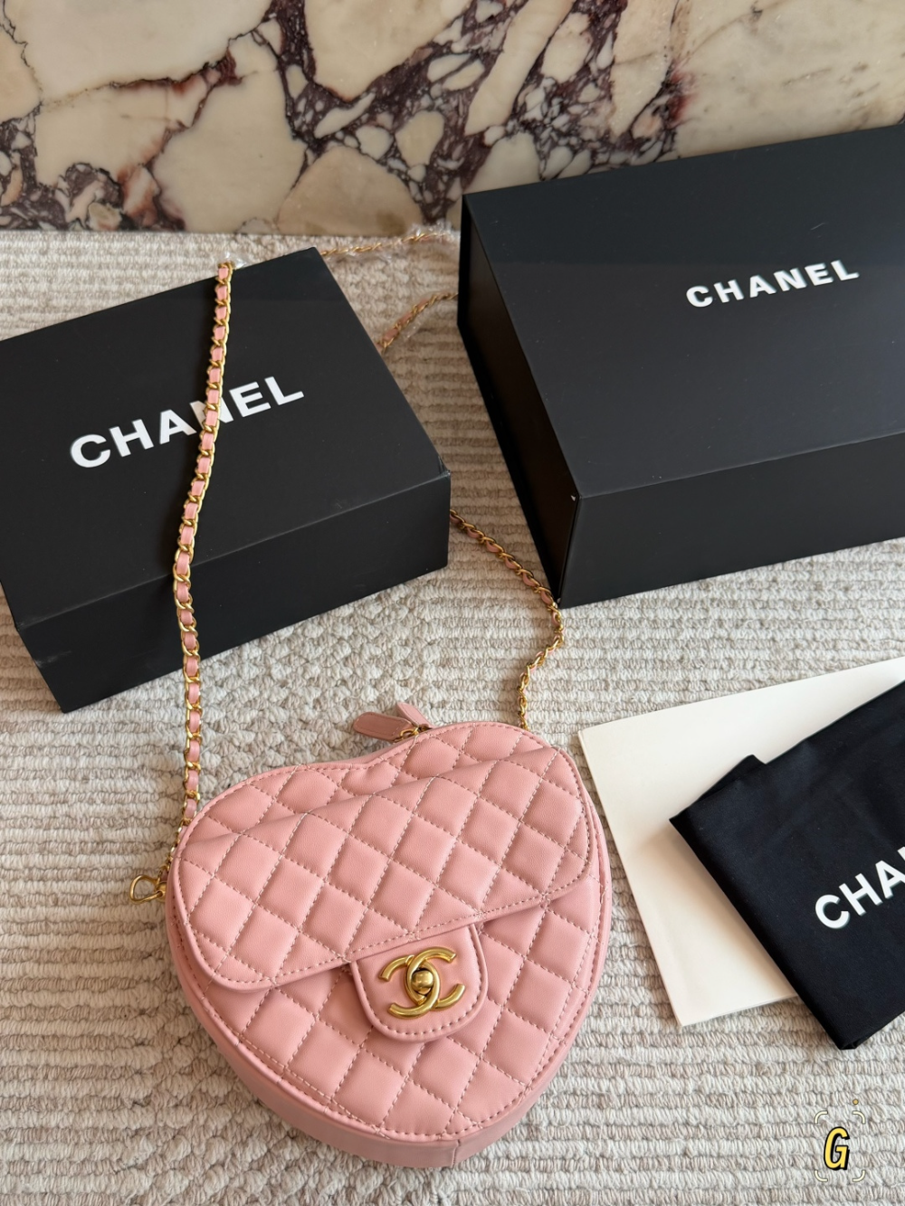 Black/Pink Bag for Women 16cm CEM316