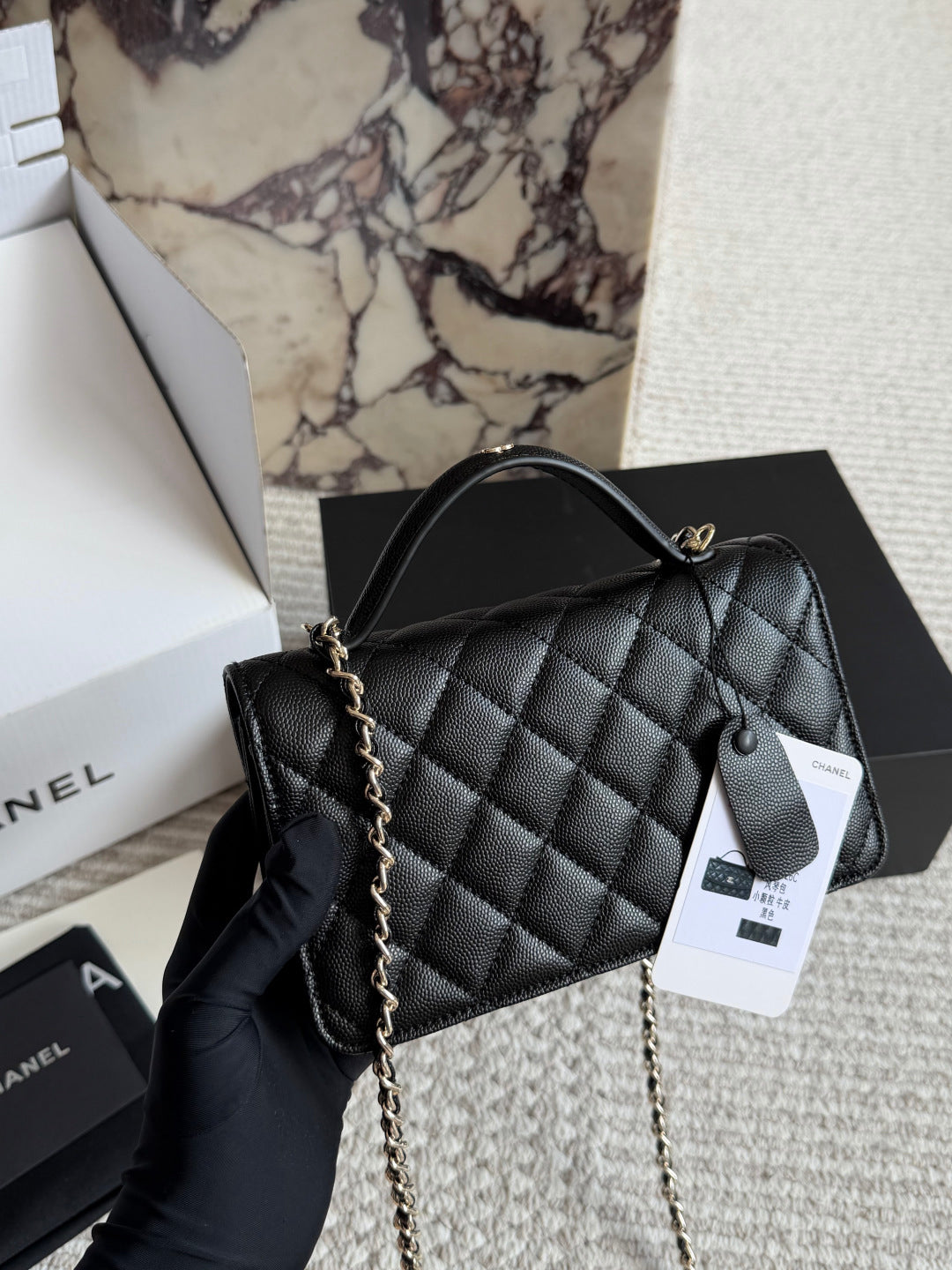 Black Handbag for Women 19x10cm CEM282