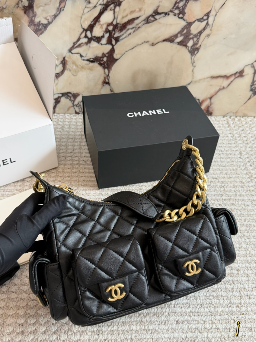 Black Handbag for Women 23*14cm CEM311