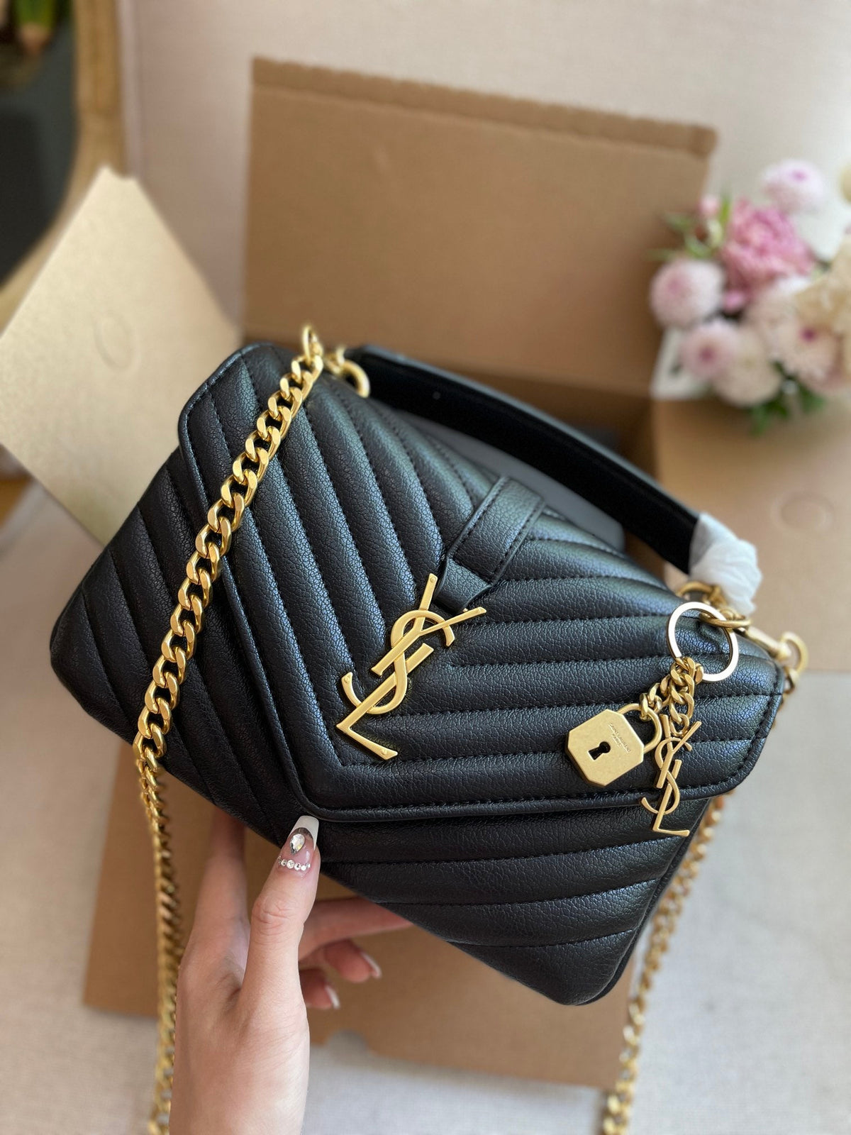 Black Bag for Women 24cm LY88