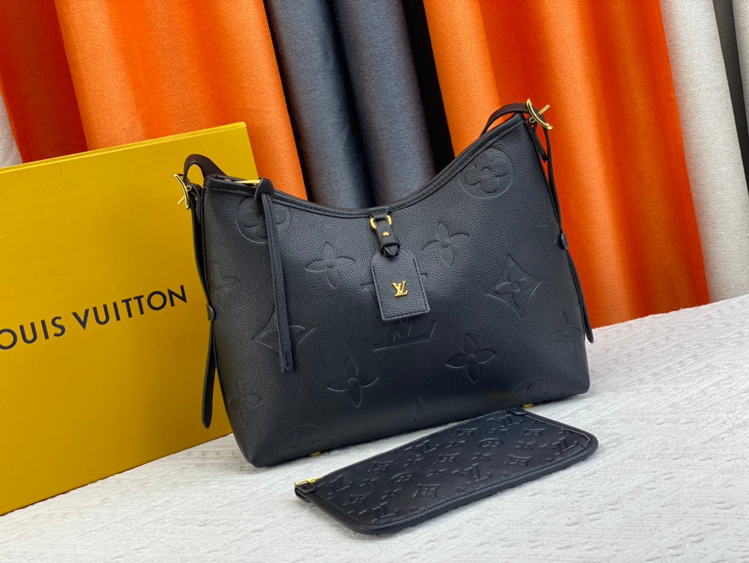 Black/Brown Bag for Women 39x30x15cm LEM113