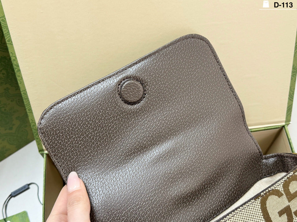 Brown Canvas Tote Bag for Women 20x14cm GEM148